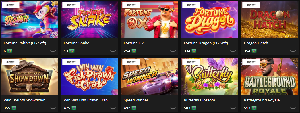 PG soft jogos